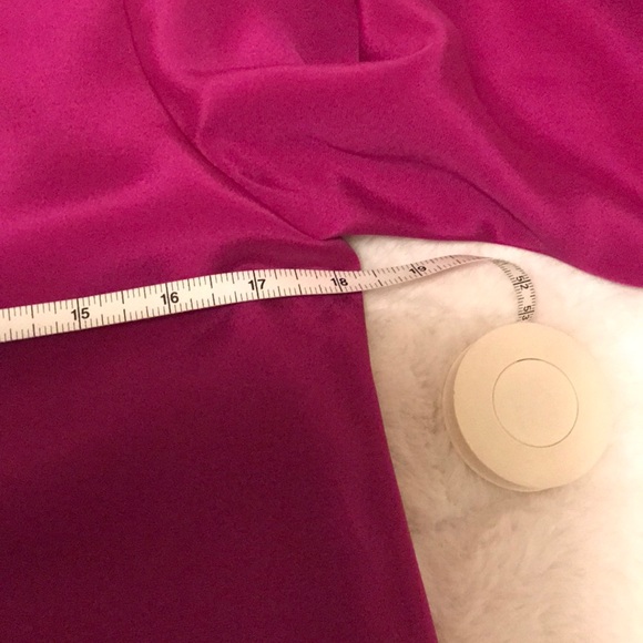 TARA JARMON Fuchsia Silk Dress - Picture 7 of 9